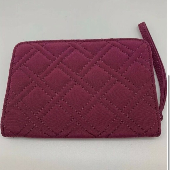 Vera Bradley Wristlet-Plum - Picture 2 of 4